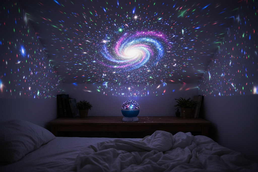 Galaxy Star Projector Night Light LED – Kids Room Lamp India