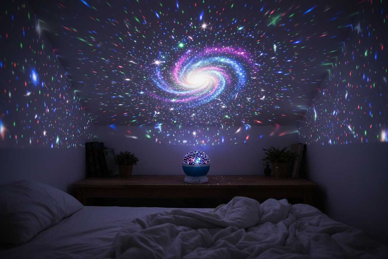 Galaxy Star Projector Night Light LED – Kids Room Lamp India