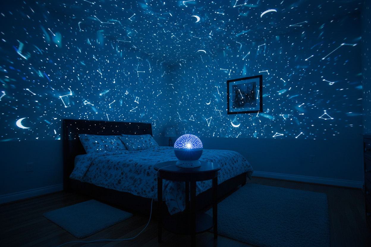 Galaxy Star Projector Night Light LED – Kids Room Lamp India