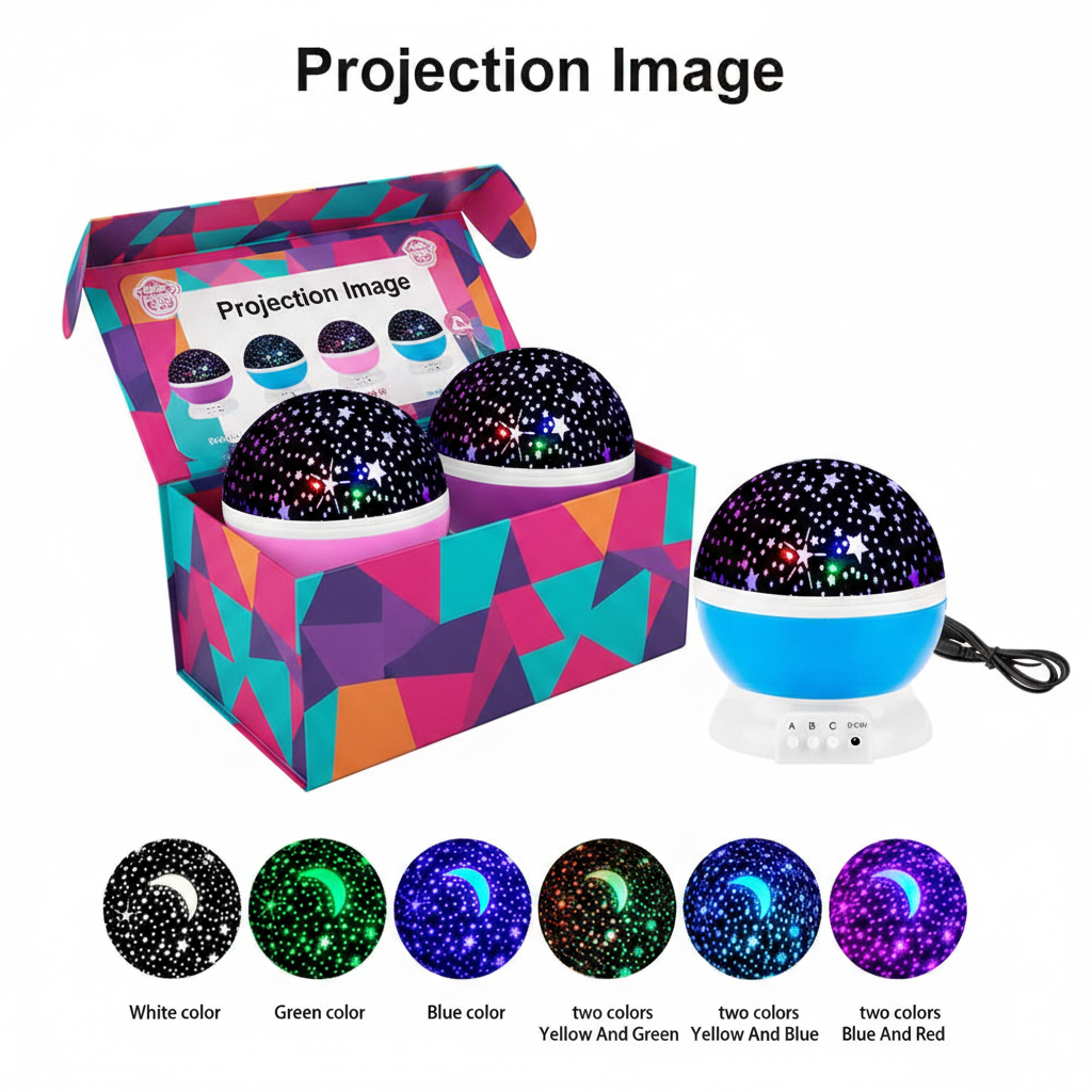 Galaxy Star Projector Night Light LED – Kids Room Lamp India