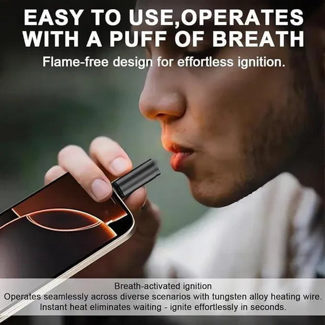 USB Rechargeable Electric Lighter – Windproof & Portable