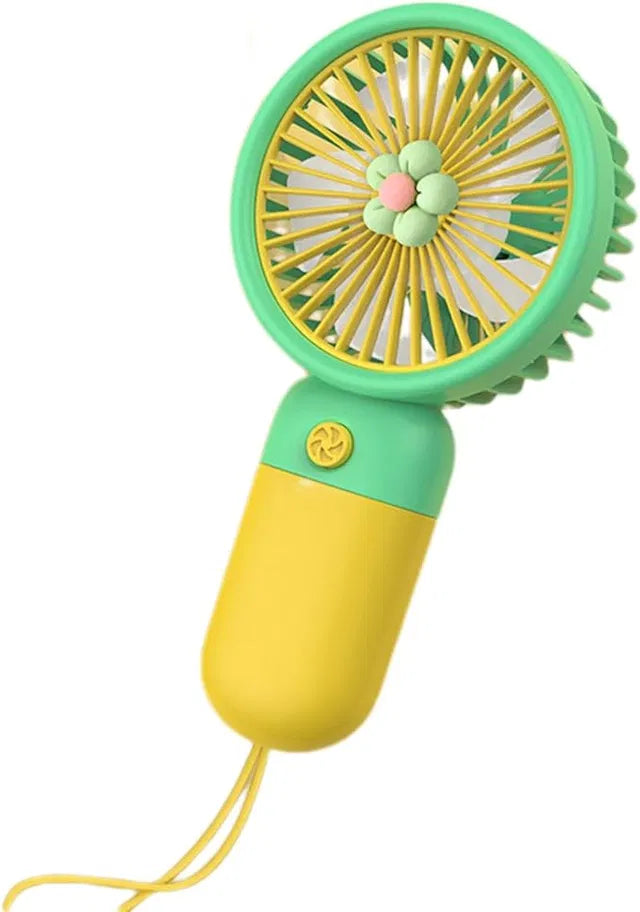 Portable Handheld Fan – Ultra Quiet, Battery Operated