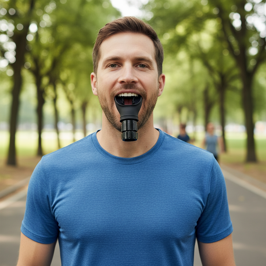 Breathing Exerciser & Lung Trainer – Adjustable Resistance | Portable Respiratory Trainer