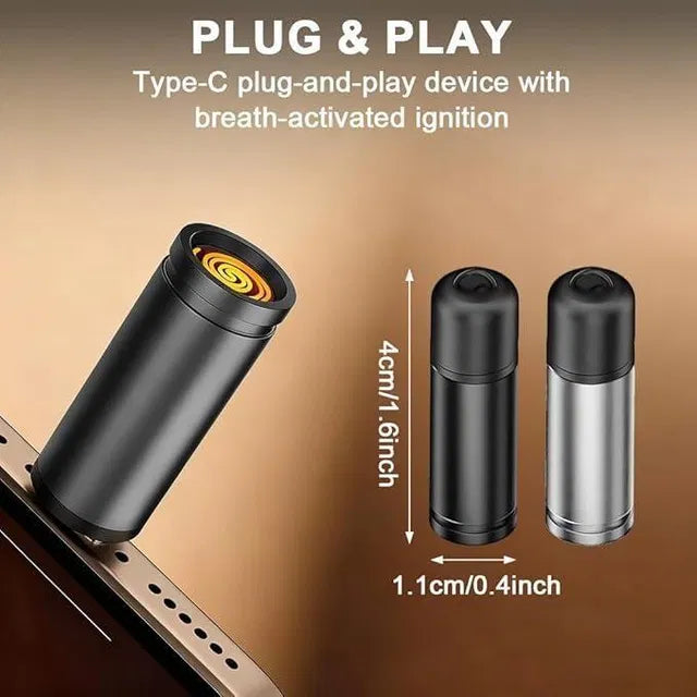 USB Rechargeable Electric Lighter – Windproof & Portable